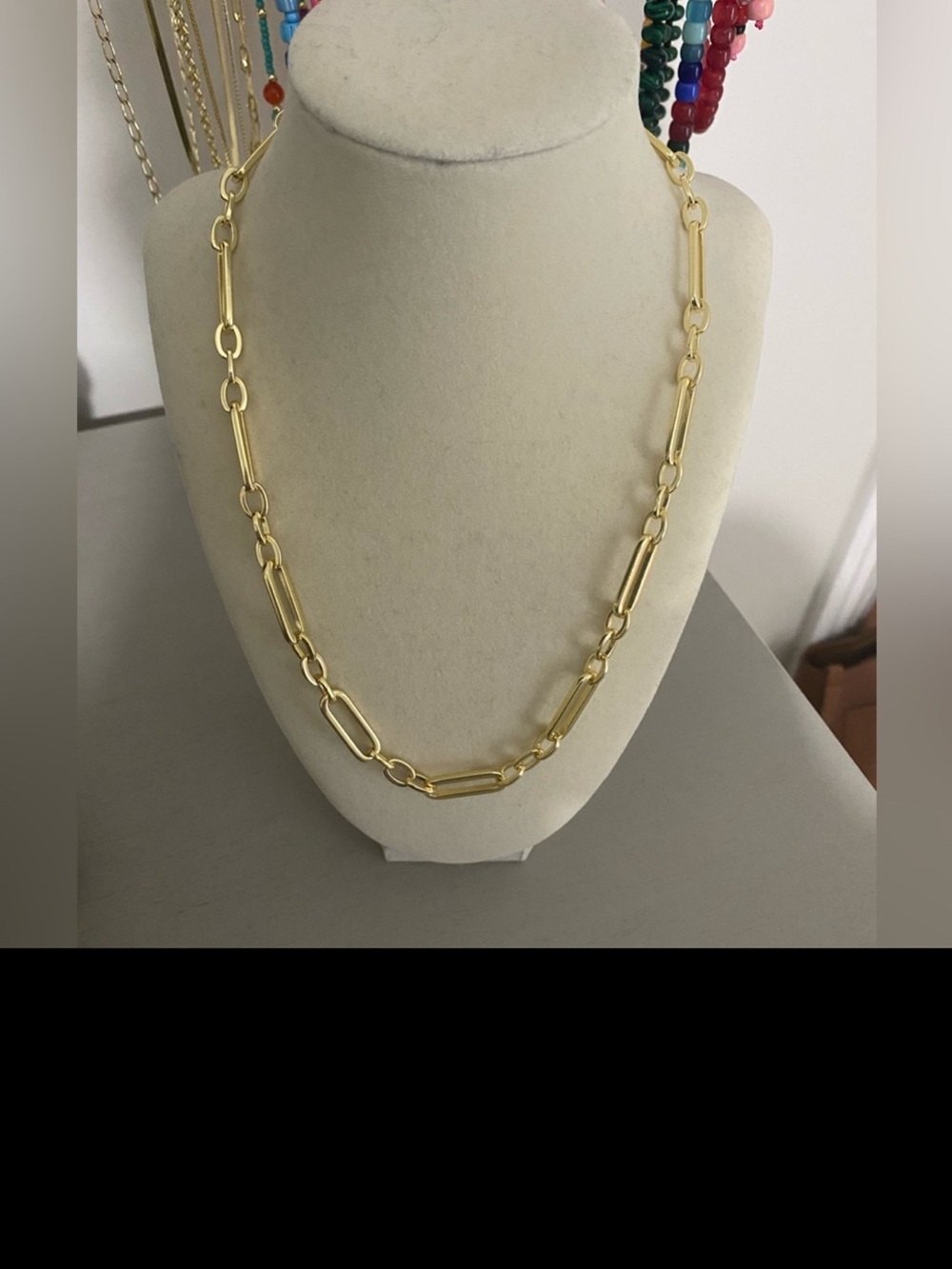 Kendra Scott Gold Paperclip Link Necklace